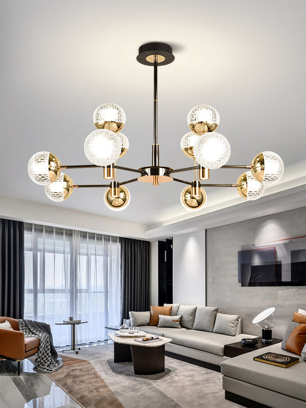 Light luxury spherical magic bean chandelier