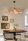 Japanese creative rattan chandelier