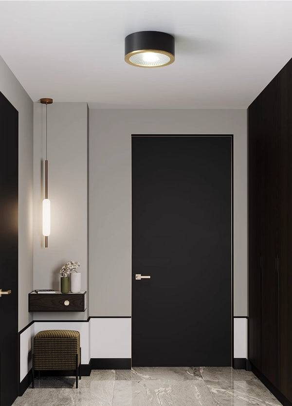 Plafonnier LED pour balcon, allée, tout en cuivre