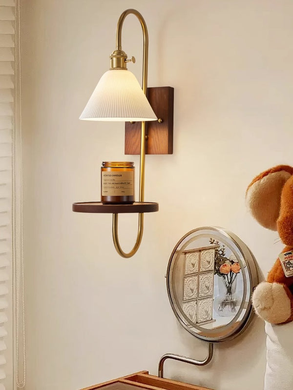 Wabi-sabi retro Japanese style study room restaurant bed and breakfast wall lamp