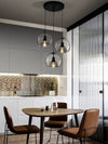 Simple personality glass restaurant chandelier
