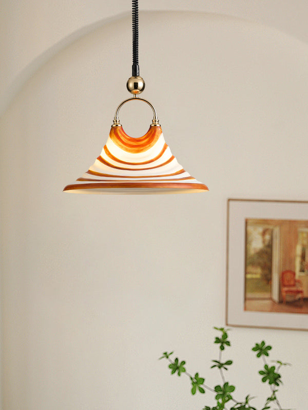 Vintage liftable restaurant chandelier