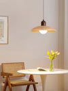 Japanese retro log style restaurant chandelier