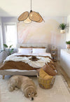 Japanese creative rattan chandelier
