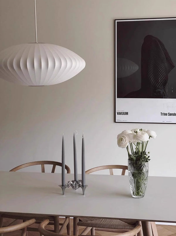 Japanese style silk restaurant chandelier