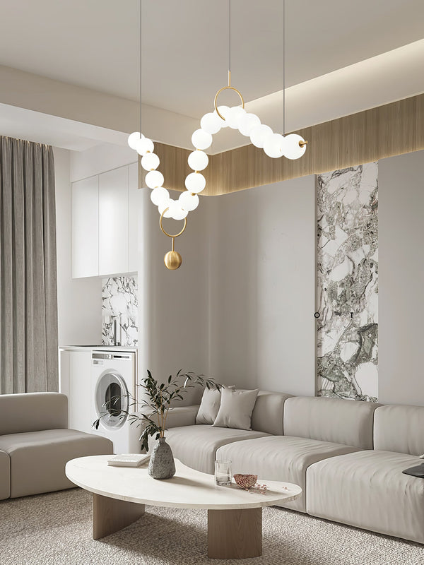 French style ball necklace chandelier