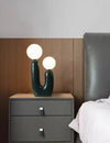 Nordic creative double head ball table lamp