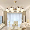 Retro cream style magic bean living room chandelier