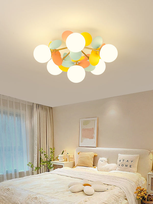 Lustre créatif Macaron pour chambre d'enfant