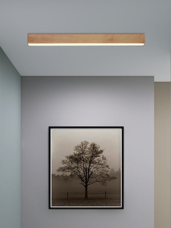 Lange Deckenlampe im japanischen Stil