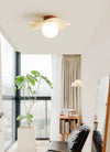 Creative lotus leaf aisle ceiling lamp