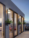 Nordic green plant outdoor corridor wall lamp
