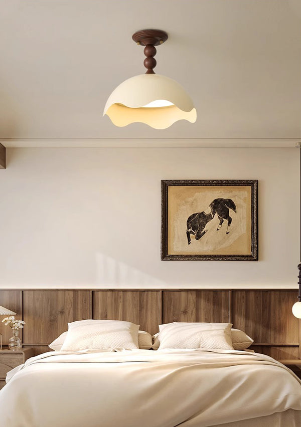 Plafonnier de chambre de style médiéval de style crème