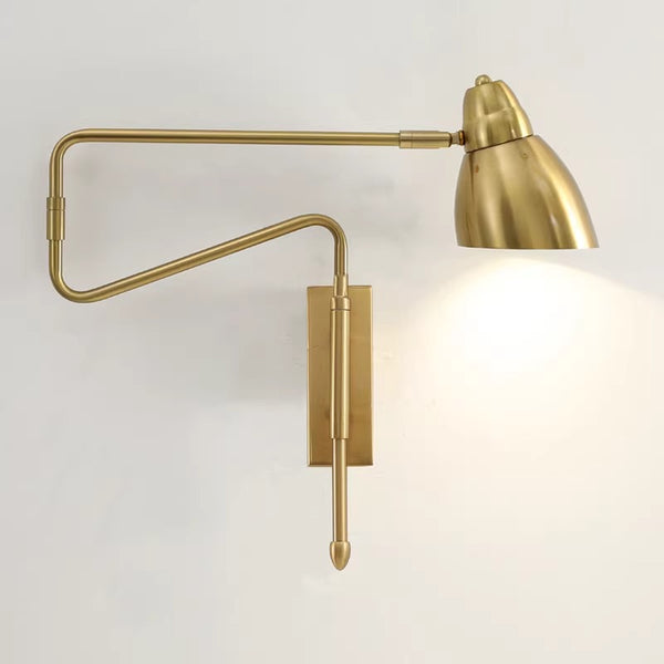 Lampe de chevet murale pliable et rétractable à long poteau