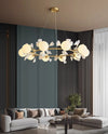 French creative ginkgo leaf living room chandelier