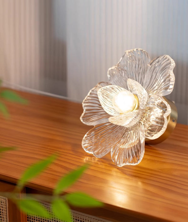 French retro petal corridor balcony ceiling lamp