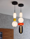 Nordic bedroom bedside glass chandelier