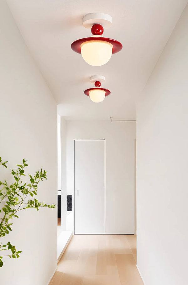 Cream Style Creative Planet Ceiling Lamp