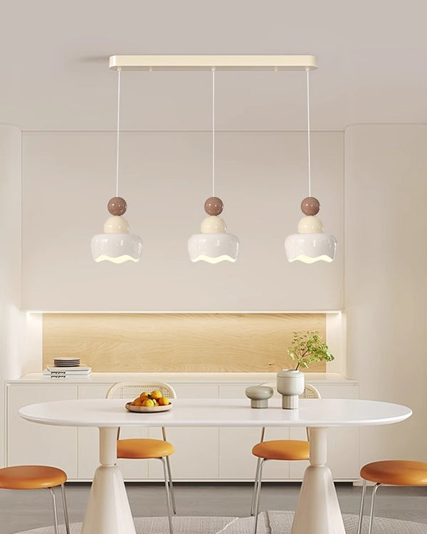 French cream style bedside small chandelier