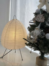 Japanese style rice paper table lamp