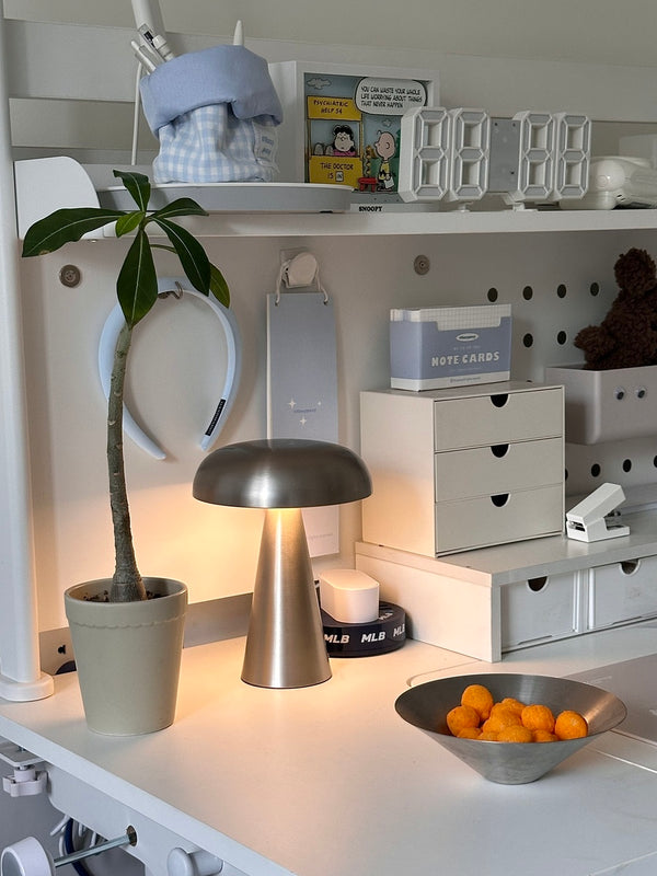 Nordic Mushroom Wireless Charging Desk Lamp