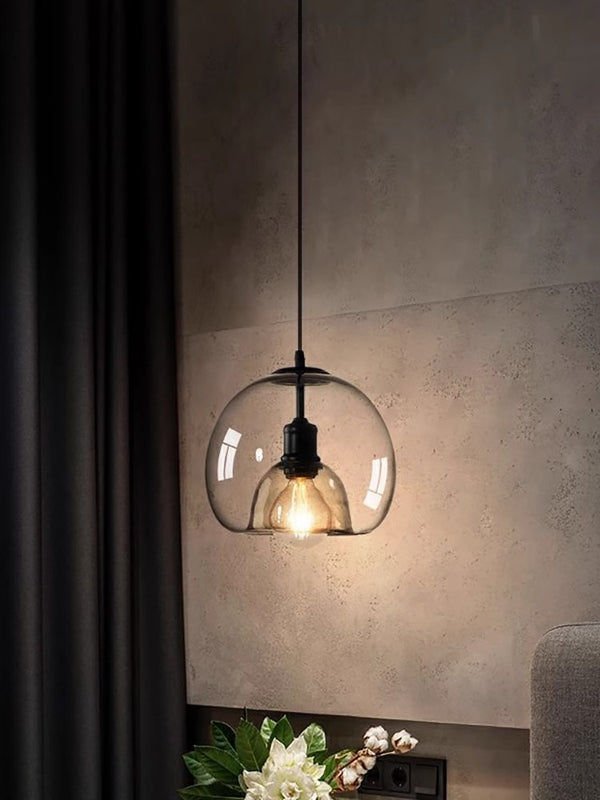 Simple personality glass restaurant chandelier