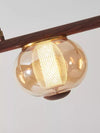 Medieval style glass restaurant chandelier