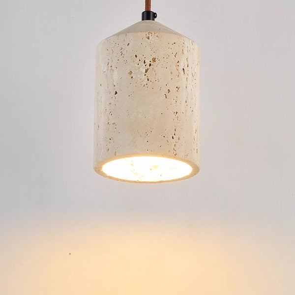 Lustre de restaurant de chevet de chambre à coucher de style wabi-sabi