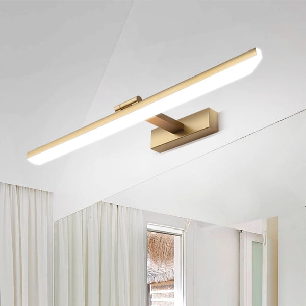 Einfache Spiegelwandlampe