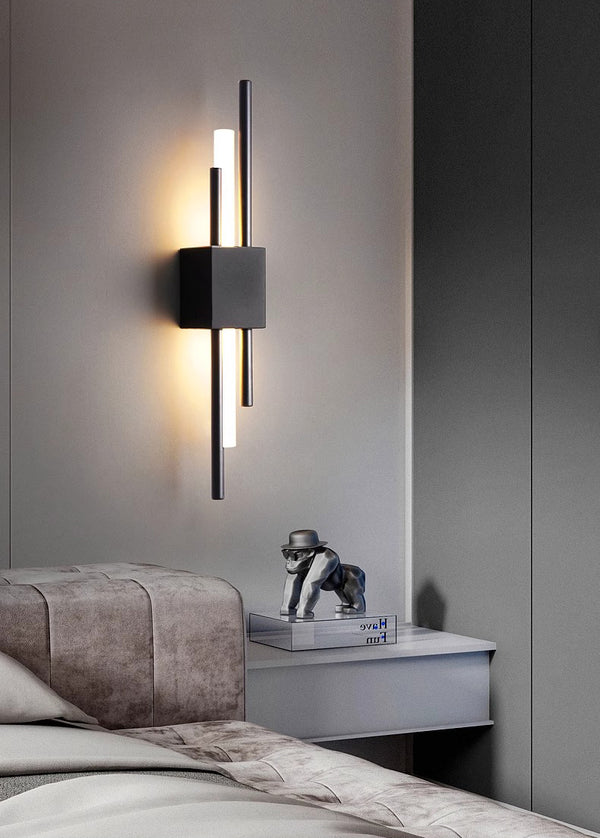 Marble bedroom bedside wall lamp