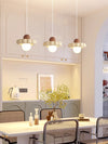 Cream style dining room bedroom bedside chandelier