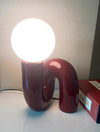 Creative personality glass table lamp
