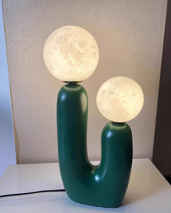 Nordic creative double head ball table lamp