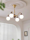 Retro cream style magic bean living room chandelier