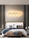 Creative ceramic lotus leaf wall lamp