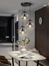 Simple personality glass restaurant chandelier