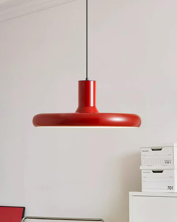 Red Frisbee Chandelier