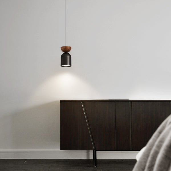 All copper bedroom bedside chandelier