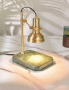 Brass Marble Melted Wax Table Lamp