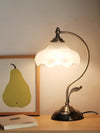 French retro glass bedside table lamp