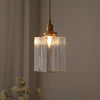 Japanese style vintage brass glass dining room bedroom Pendant light