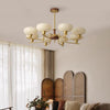 Wohnzimmer-Kronleuchter im mittelalterlichen Stil aus Kupfer