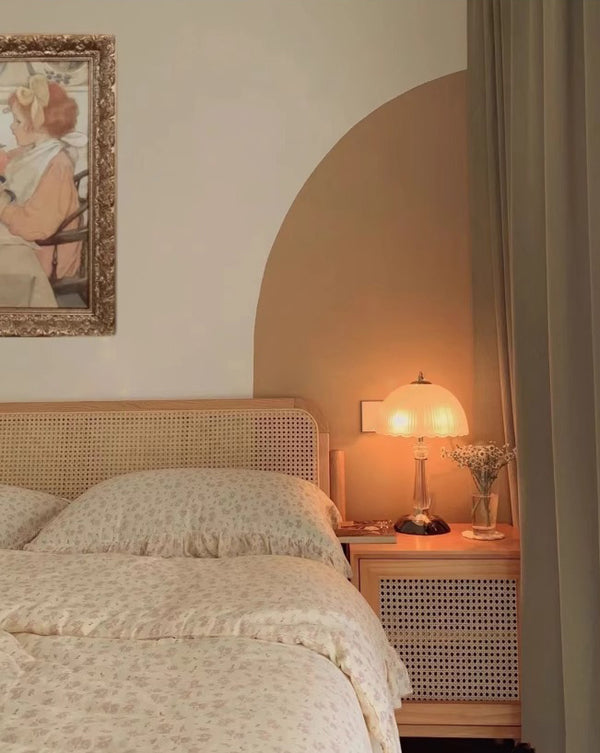 Lampe de chevet créative en forme de champignon pour chambre à coucher