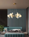 French creative ginkgo leaf living room chandelier