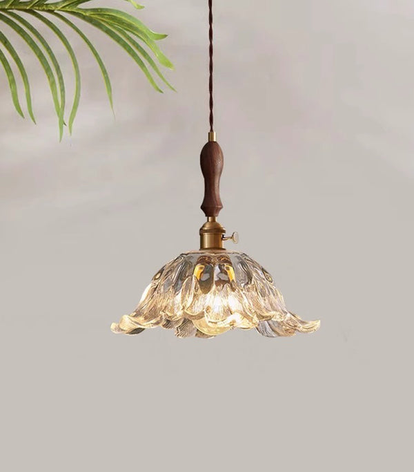 French flower glass chandelier
