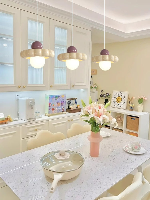 Cream style dining room bedroom bedside chandelier