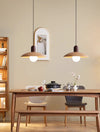 Japanese retro log style restaurant chandelier