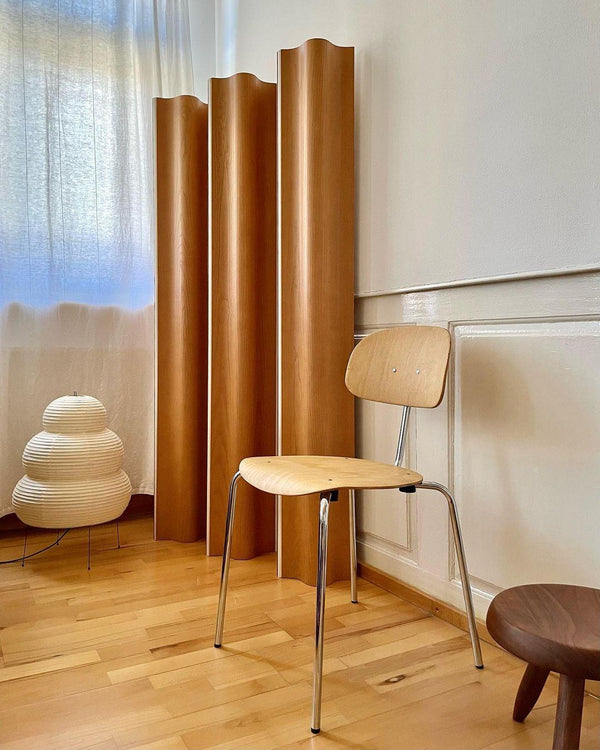 Japanese style wabi-sabi style rice paper floor lamp