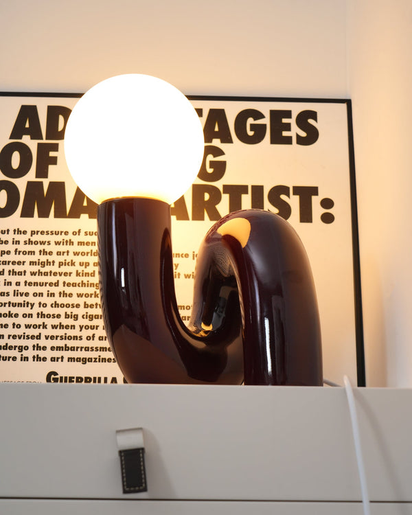 Creative personality glass table lamp
