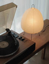 Japanese style rice paper table lamp